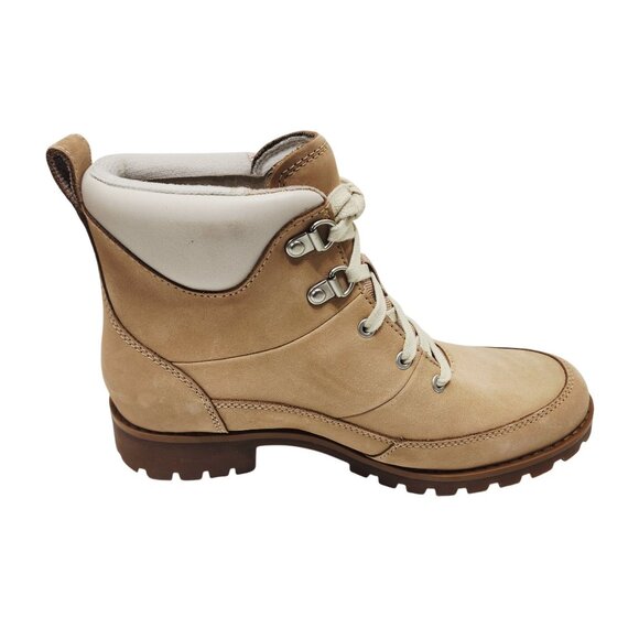 Timberland Womens Ellendale Mid Lace Boots Light Beige Nubuck Size 6 M - Picture 8 of 13